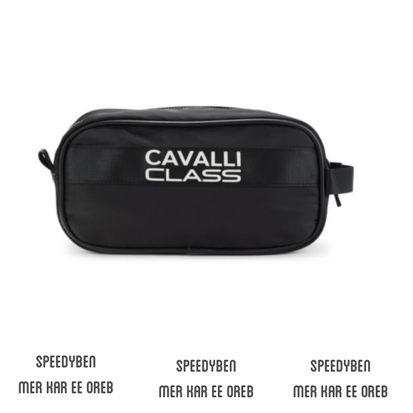 Cavalli Logo Cosmetic Travel Toiletry Bag NWT - Picture 16 of 17
